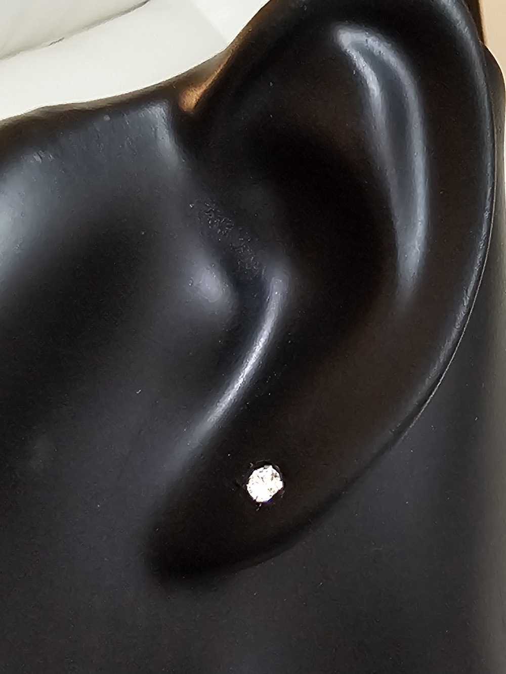 10K Gold Moissanite Stud Earrings - Women Jewelry